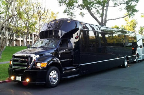 Black Party Bus Limousine – Elite Transportations Black Car & Limo Rental MSP